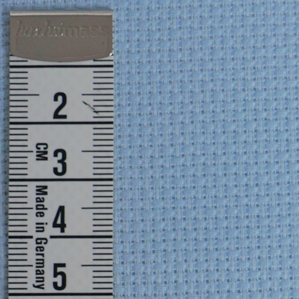 Stickgrund 14 cts/inch, 5,5 pts/cm hellblau